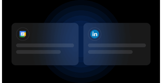 Connect calendar and LinkedIn